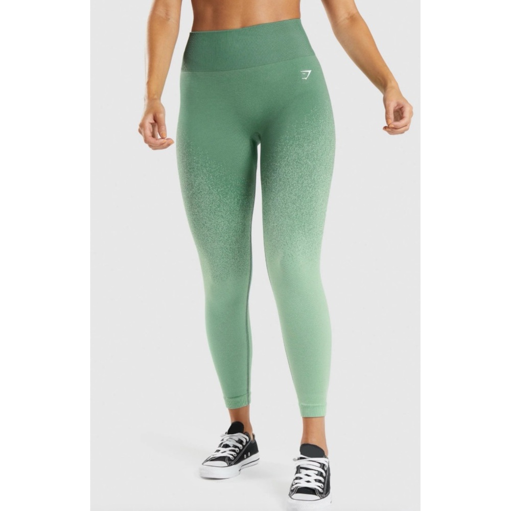 Gymshark ombré green leggings